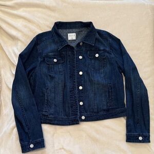 ELLE Dark Indigo Denim Jacket - Deep Blue